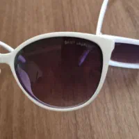 دو عدد عینک دودی فریم سفید نو