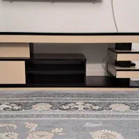 میز تلویزیون هایگلس چندتکه شرکتی سالم سالم