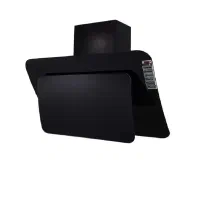 هود شیشه‌ای رنگ مشکی