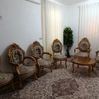 مبل سلطنتی۸ نفره استفاده نشده درحد صفر