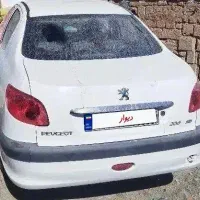 پژو ۲۰۶ صندوقدار سوخته|خودرو سواری و وانت|کرمان, |دیوار