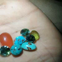 کلکسیونی تعدادی انگشتر، تسبیح ونگین|کلکسیون اشیاء عتیقه|نهاوند, |دیوار