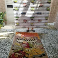 فروش پرده زبرا سالم و فرش طرح بچگانه