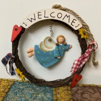 آویز درب welcome|ساعت دیواری و تزئینی|سلماس, |دیوار