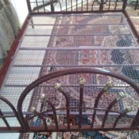 تخت خواب فلزی دو نفره|تخت و سرویس خواب|ملایر, |دیوار