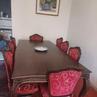 مبل استیل ۷نفره+ناهار خوری ۱۰نفره|مبلمان خانگی و میز عسلی|تهران, دارآباد|دیوار