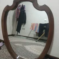 آیینه دور چوبی