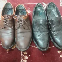 دو جفت کفش چرم سایز ۴۲|کیف، کفش، کمربند|شاندیز, |دیوار