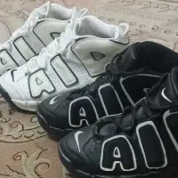 کتونی ساق دار ایمیکس مشکی سفید سایز ۴۴