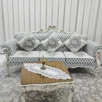 مبل 9نفره استیل طرح دیبا در حد حهزیه