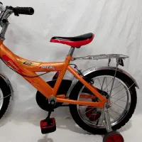 دوچرخه نارنگی سایز۱۶ درحدنو مناسب کادو|دوچرخه، اسکیت، اسکوتر|پرند, فاز ۲|دیوار