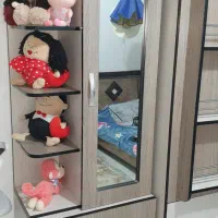 ست کمد ویترین پاتختی و کمد ارایشی