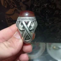 انگشتر نقره چزگی با نام ، قشنگ