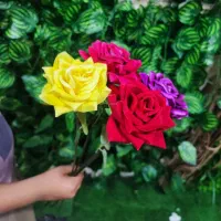 رز تک شاخه روز مادر|گل مصنوعی|قم, نیروگاه|دیوار