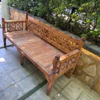 نیمکت چوبی سنتی صندلی