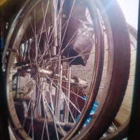 ویلچر تاشو در حد نو و سالم