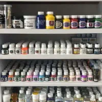 رنگ اکریلیک و رنگ روغن مریخ