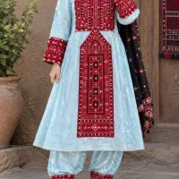 لباس بلوچی خاص نگین دار