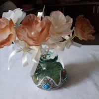 5شاخه گل با گلدان|گل مصنوعی|شیراز, اصلاح‌نژاد|دیوار