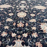 یک تخته فرش ۱۲متری سرمه ای نگین مشهد