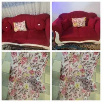 مبل هفت نفره همراه با میز کامل سالم نو