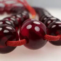 تسبیح سندلوس ۴۵ عددی  تراش سفارشی رنگ خاص کد۲۹۵|بدلیجات|تهران, پاسداران|دیوار