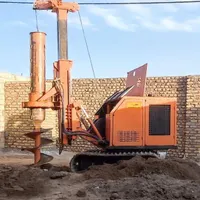 حفر چاه فاضلاب .چاه ارت.پایه فنداسیون . با دستگاه