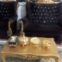 مبلمان سلطنتی ۷ نفره و میز ناهار خوری ۴ نفره