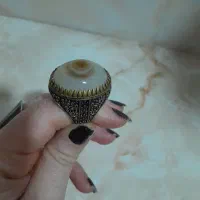 انگشتر عقیق باباقوری تک چشم