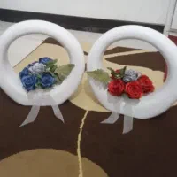 دو عدد گلدان