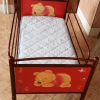 تخت کودک فلزی|تخت و صندلی بچه|فولادشهر, A1|دیوار