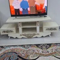 مبل نیمه استیل گنجه و میز تلویزیون|بوفه، ویترین، کنسول|مشهد, امیریه|دیوار