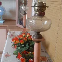 چراغ نفتی دوفتلیه قدیمی