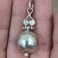 گردنی نقره دست ساز حرز|بدلیجات|تهران, نیروی هوایی (پیروزی)|دیوار