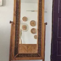 آینه قدی چوبی