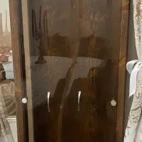 بوفه ویترین چوبی