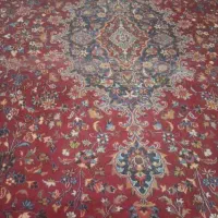 فرش دست بافت قدیمی ورامین|فرش|ورامین, ورامین|دیوار