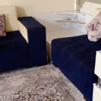 مبل 7نفره درحد نو به همراه میز بزرگ