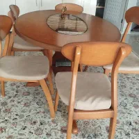 میز غذاخوری ۶نفره چوبی