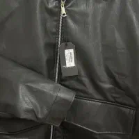 کاپشن چرم دوجیب مردانه