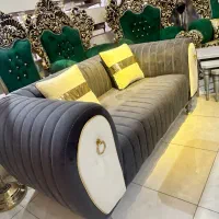 مبلمان کرم سورمه ای زرکالا|مبلمان خانگی و میز عسلی|یاسوج, |دیوار