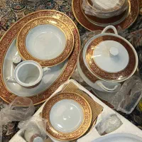 چینی سلطنتی/طلاکوب/ژاپن|ظروف سرو و پذیرایی|تهران, شکوفه|دیوار