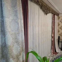 پرده پذیرایی  با والان و  تاج...پرده خالی 4500 ت|پرده، رانر، رومیزی|تهران, مشیریه|دیوار