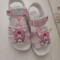 صندل دخترانه کرومی فرفر دار. سایز 26تا 35|کفش و لباس بچه|برازجان, |دیوار