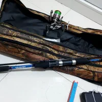 چوب ماهیگیری و ست کامل کیف ماهیگیری