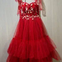 پیراهن عروسکی کار مزونی نو نو اصلا پوشیده نشده