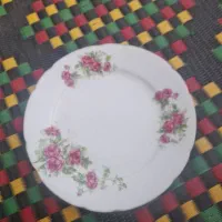 بشقاب گل سرخی قدیمی