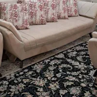 مبل ۷نفره تمیز...|مبلمان خانگی و میز عسلی|اهواز, شهرک حفاری|دیوار
