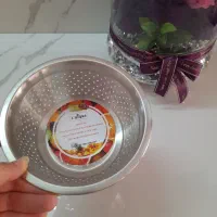 سبد صافی و تفاله گیر استیل کنار سینک