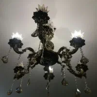 لوستر|لوستر و چراغ آویز|اصفهان, قلعه طبره|دیوار